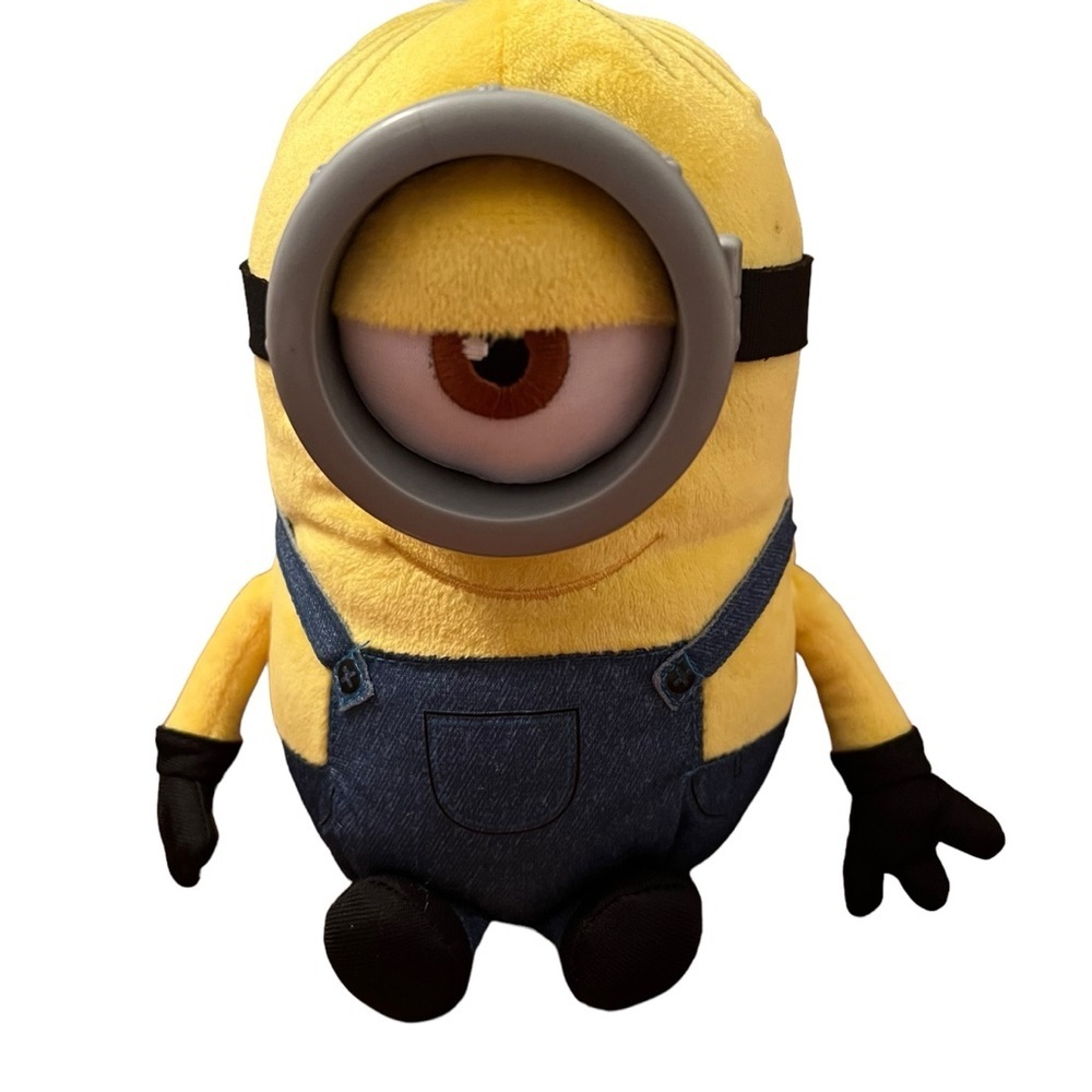Illumination Minions Movie Plush Stuffed Animal Toy Yellow Blue‎ 8 inch